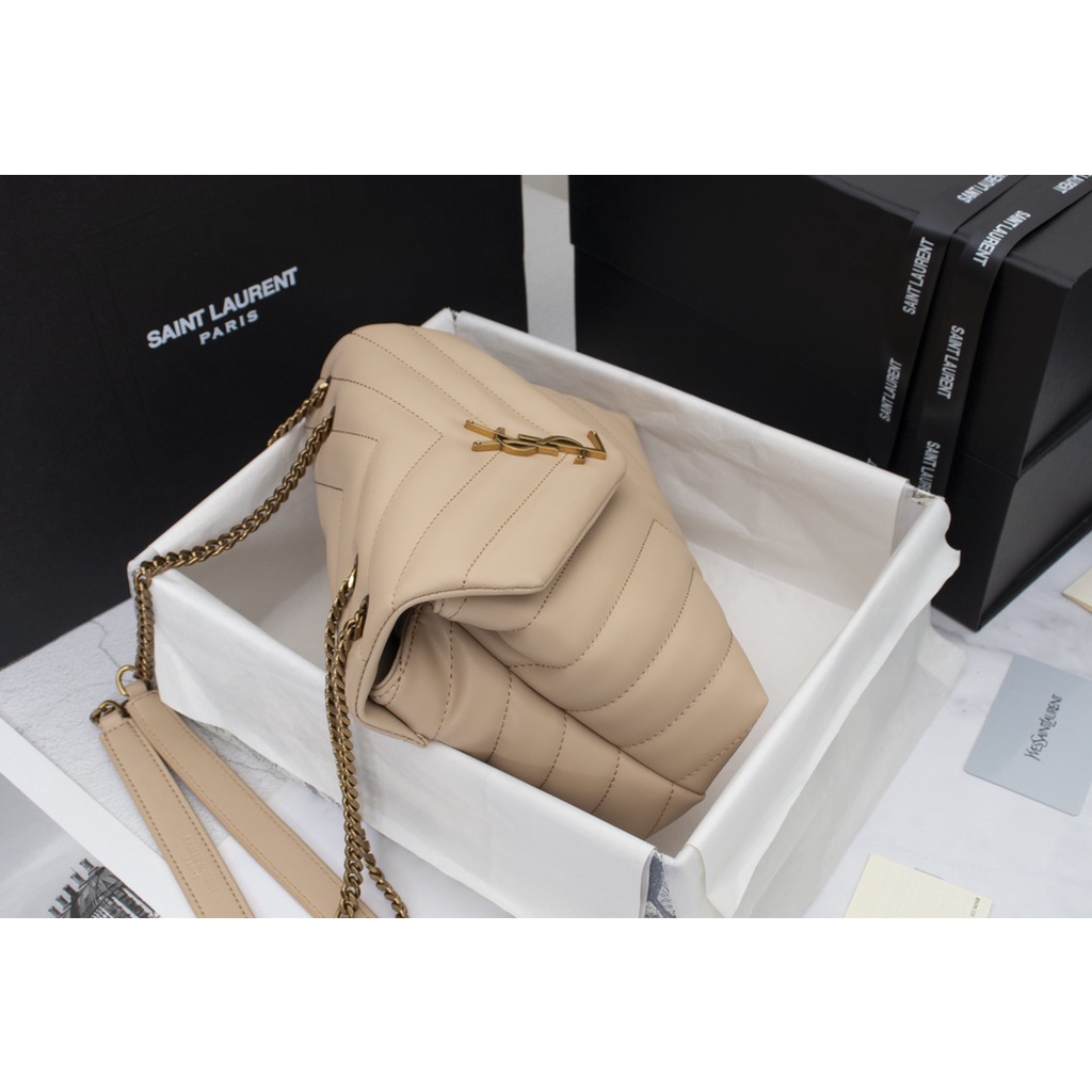 Túi đeo chéo nữ da thật thời trang cao cấp Yves Saint Laurent YSL thiết kế tinh tế, phong cách thời thượng