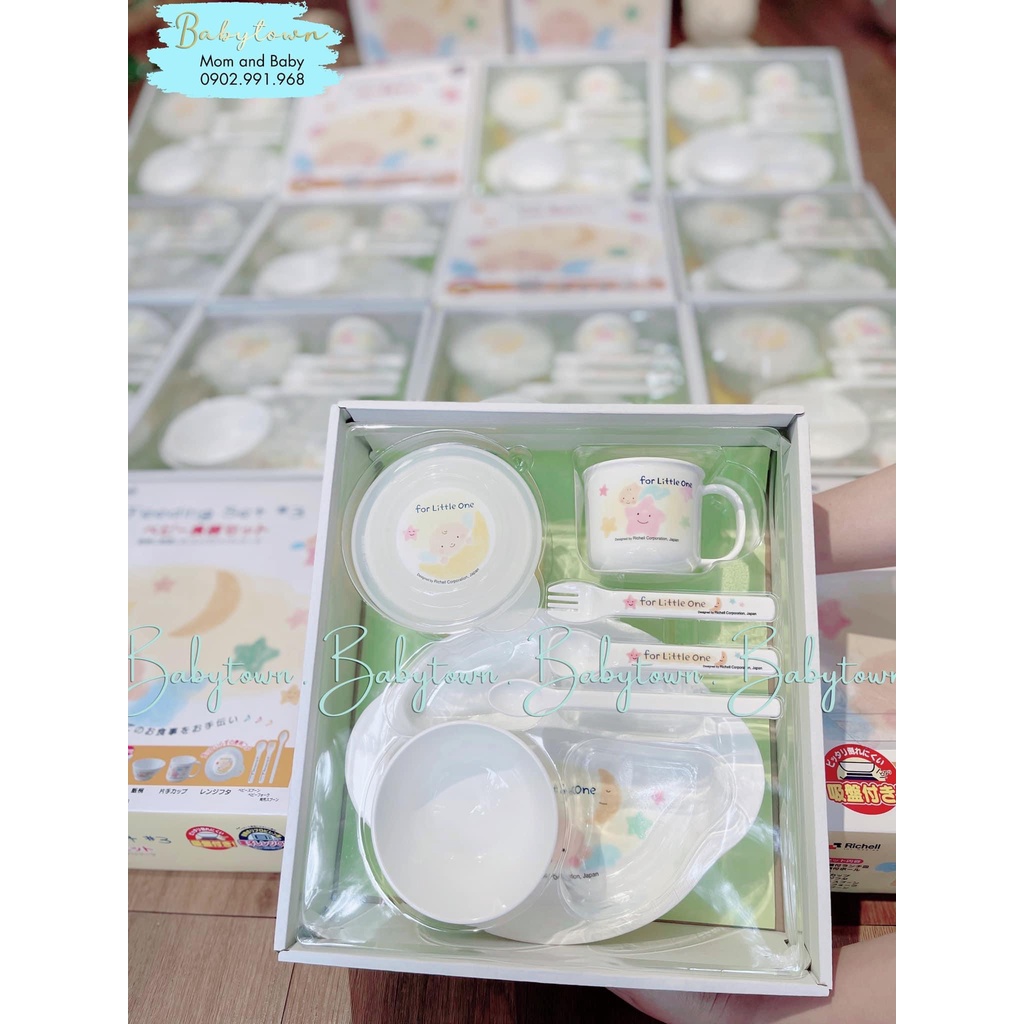 [ Chính Hãng ] Bộ 9 món ăn dặm LO cho bé Richell