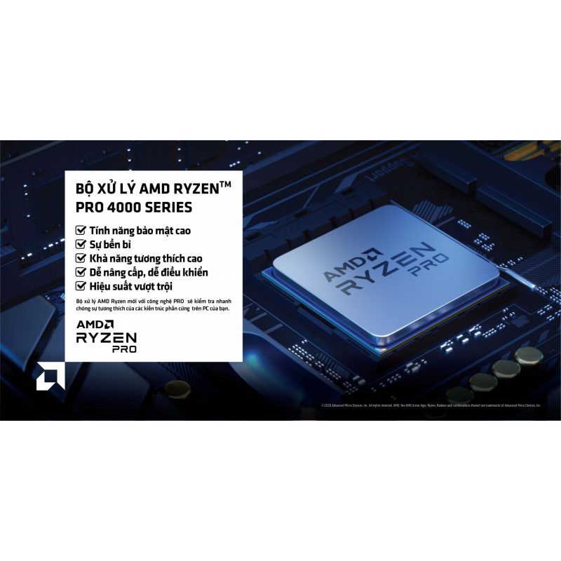 CPU AMD Ryzen 5 PRO 4650G 11MB, 3.7Ghz upto 4.2Ghz CORE 6/12 MPK (Socket AM4) (CPU Chính hãng - KO BOX - TẶNG TẢN) | BigBuy360 - bigbuy360.vn