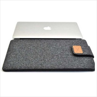 Túi nỉ mềm mỏng đựng laptop 14 15 inch màu xá 1