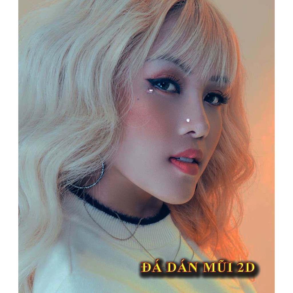 Đá dán răng CAO CẤP loại đế bằng đính tại nhà hộp 3 viên đủ size + keo dán