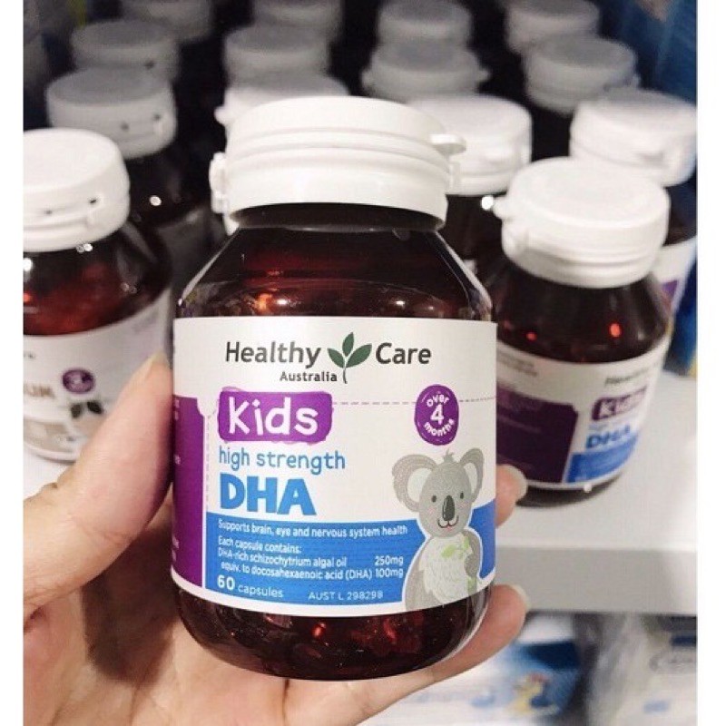 Viên uống DHA Healthy Care 60 viên (khử mùi tanh)