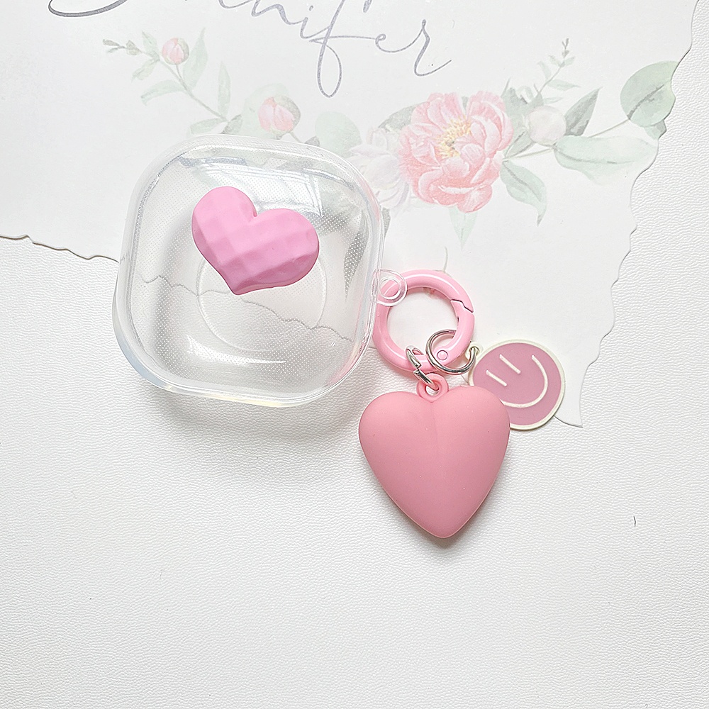 Vỏ Bảo Vệ Hộp Sạc Tai Nghe Anker Soundcore Liberty AIR 2 PRO /Life P3 Bằng TPU Silicon Trong Suốt Kèm Móc Khóa Xinh Xắn