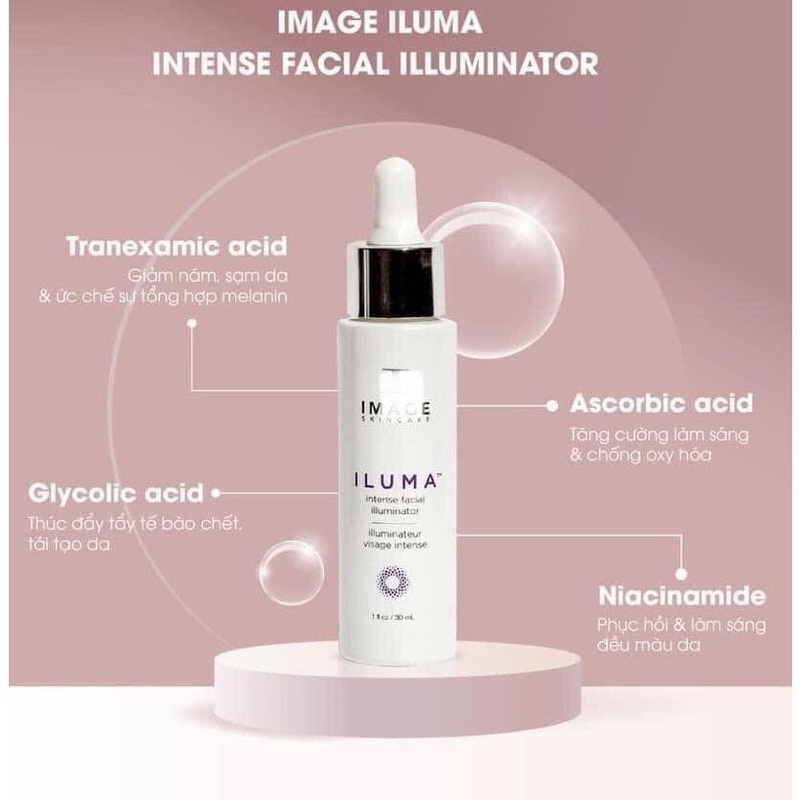Serum Trắng Da Image Iluma Intense Facial Illuminator Mờ Thâm Nám 30ml