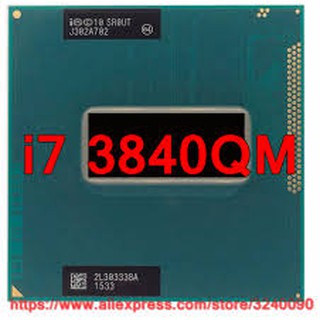 Cpu laptop i7 3840qm 8m bộ nhớ đệm, tần số tối đa 3,7 ghz