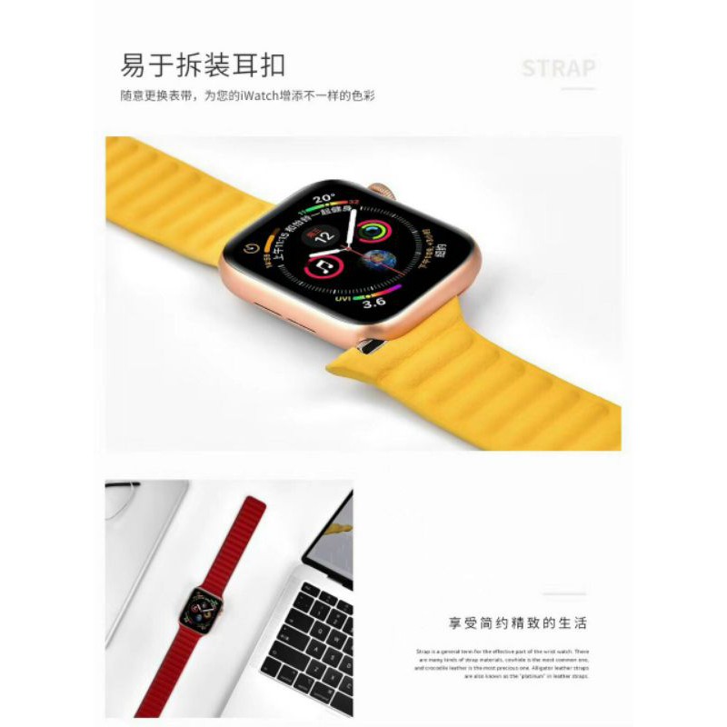 Dây đeo COTeetCI da Leaether LinK cho Apple Watch Size 38, 40, 42, 44mm mẫu mới 2020 da xịn ( Chính Hãng )