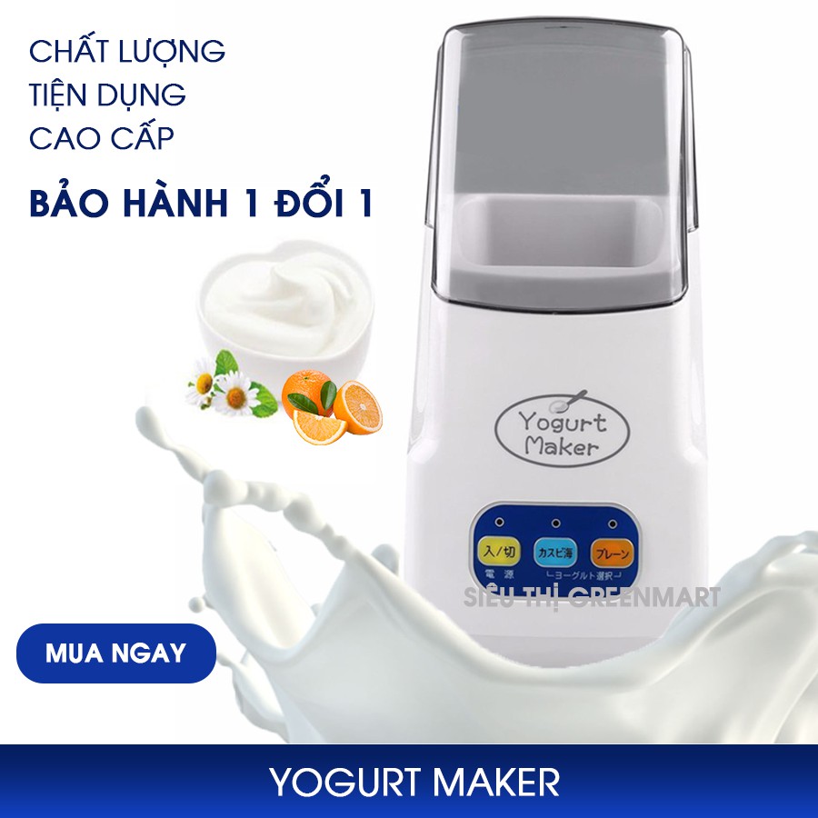 Máy làm sữa chua Nhật Bản Yogurt Maker 3 nút điều chỉnh, máy ủ sữa chua Nhật Bản.