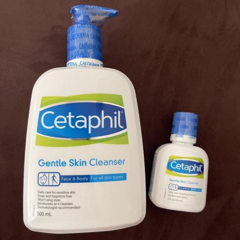 [HSD 2023] Sữa rửa mặt dịu nhẹ Cetaphil 500ml - 125ml - 59ml