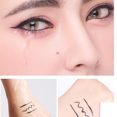 [Hàng mới về] Bút kẻ mắt dạng lỏng màu đen trang điểm tự nhiên thời trang không dễ phai