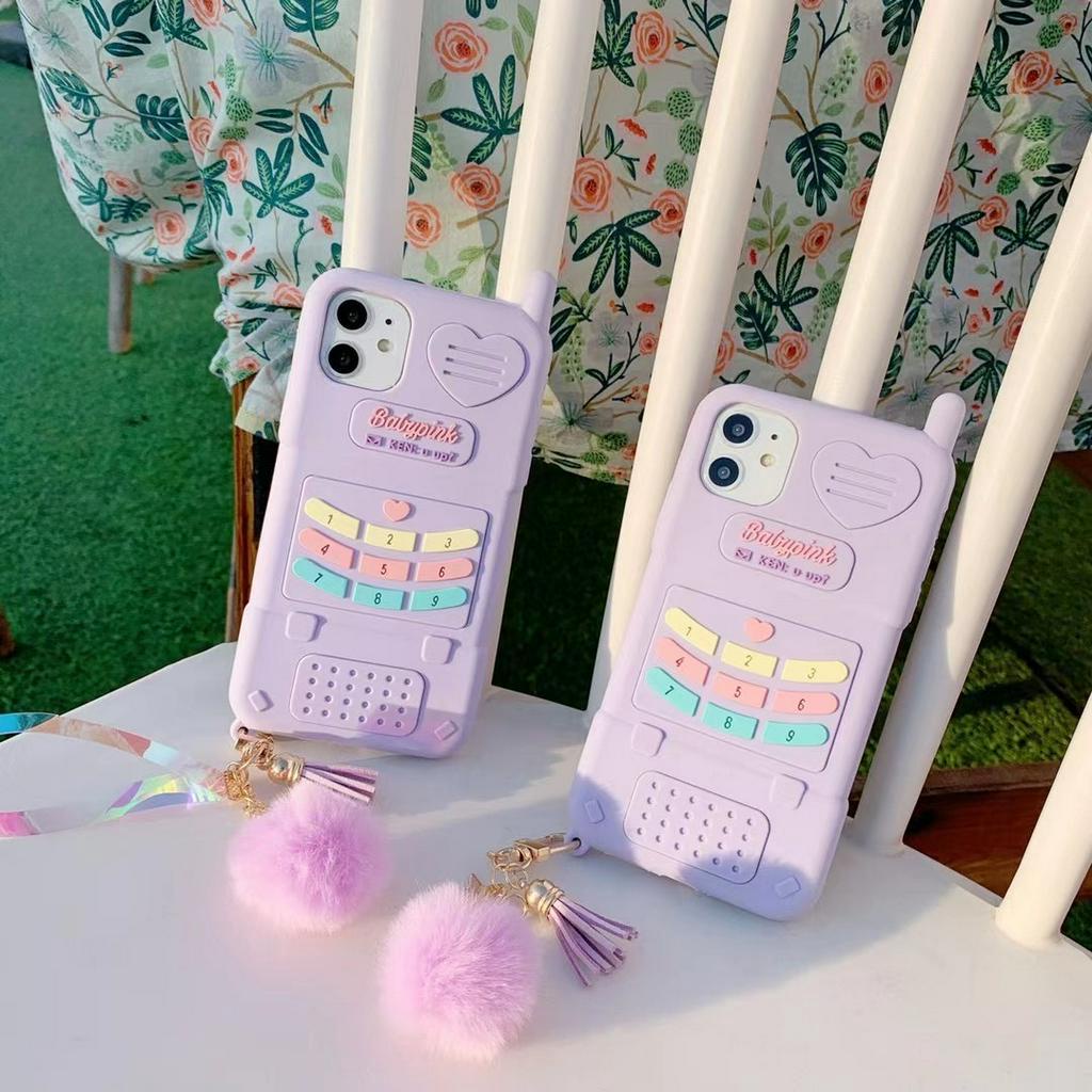 Ốp Lưng Silicone Mềm In Hình Bé Gái Dễ Thương Cho Iphone 11 Pro Max Xs Max X Xr 8 Plus 7 Plus 6 6s Plus 12 Mini Pro Max