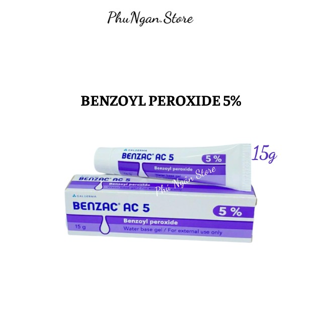 (Auth-Benzoyl Peroxide 5%)Kem Benzac AC 5 15g