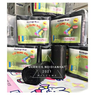 [LOẠI DÀY] TÚI RÁC SIZE TRUNG ❤️️ 3 CUỘN 1KG ❤️️ TỰ PHÂN HỦY BẢO VỆ MÔI TRƯỜNG