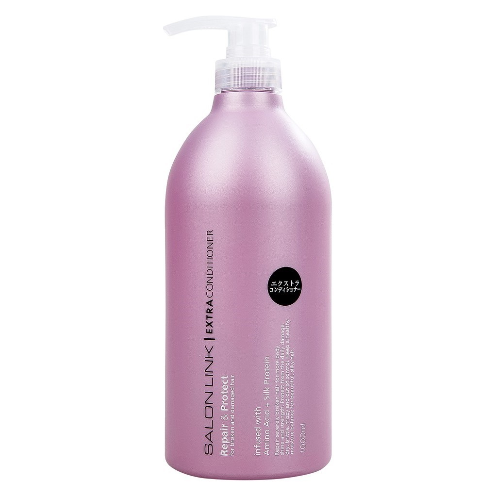 Kumano Dầu Xả Salon Link Extra Conditioner Nhật Bản phục hồi hư tổn tóc yếu 1000mL