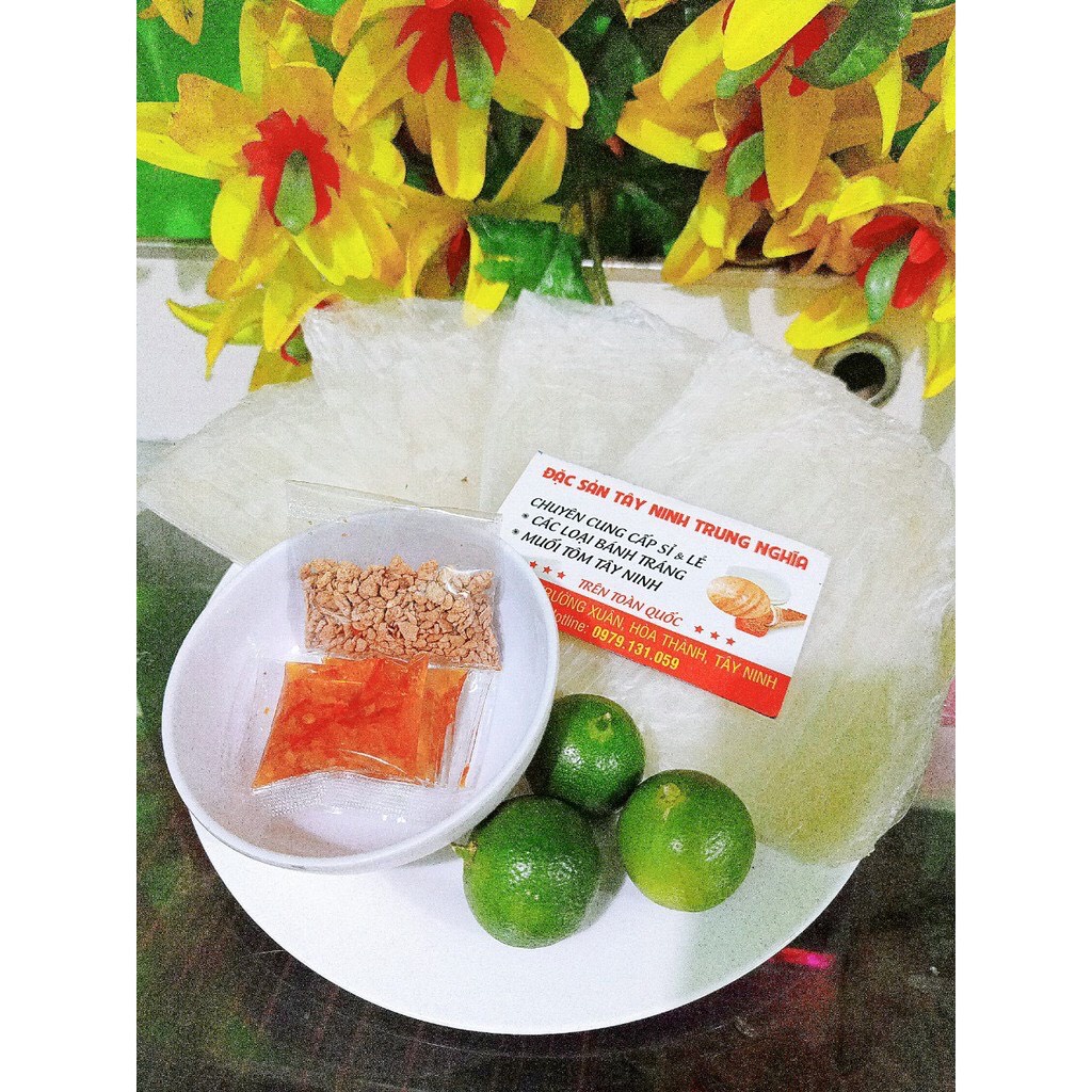 [1 Bịch] Bánh Tráng Dầu Tắc Trung Nghĩa