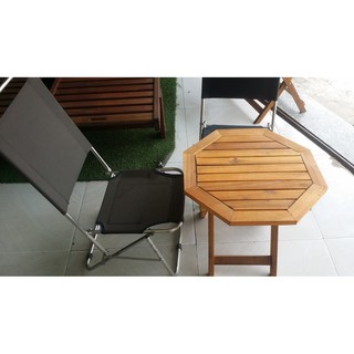 Bàn Gấp Gỗ Bát Giác