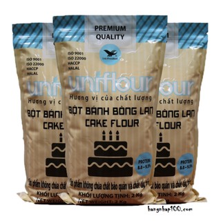 Bột bánh bông lan cake flour Uniflour 2kg