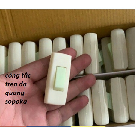 Công tắc treo nhót dạ quang  phát sáng buổi tối, công tắc bắt táp lô, công tắc treo nhót