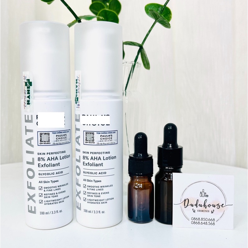 Aha 8% - loại bỏ tế bào chết làm mềm và sáng mịn da 100ml