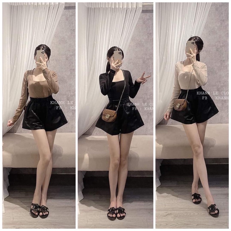 Áo len nữ dài tay cổ vuông phong cách hàn quốc,chất liệu len tăm co dãn,thoải mái,ôm body tôn dáng và mầu sắc sang trọng | BigBuy360 - bigbuy360.vn