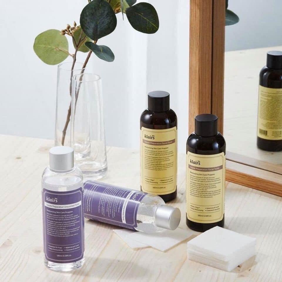 Nước Hoa Hồng Toner Klairs Nước Hồng Dưỡng Ẩm Cho Da Dầu Mụn 180ml - MP194