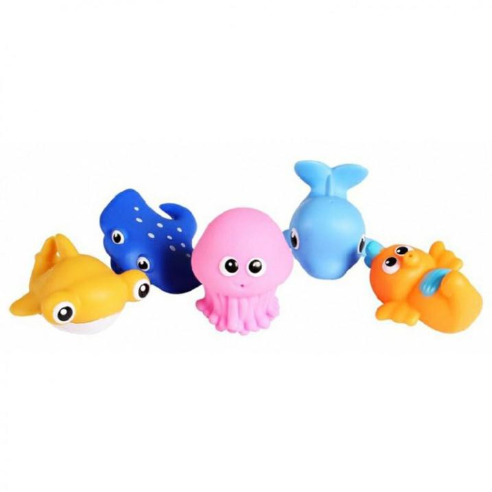 Bộ đồ chơi tắm 05 món hình sinh vật biển Winfun 7124 - Hàng chính hãng an toàn cho bé