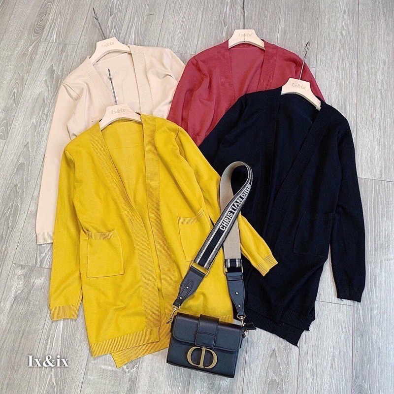 Cardigan dáng dài