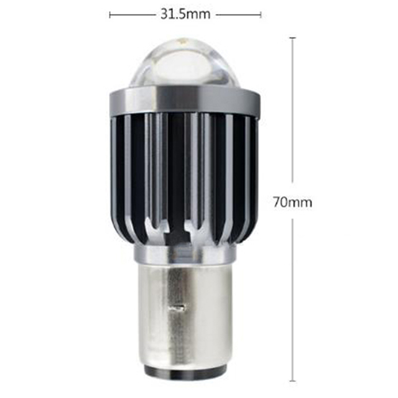 Bóng đèn led H4/ H6 BA20D dành cho xe máy