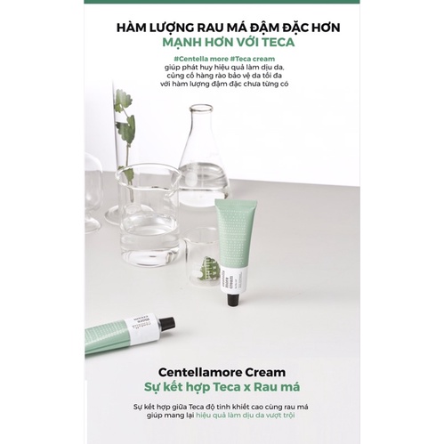 Hỗ trợ trị mụn dịu da tức thì Centella more cream