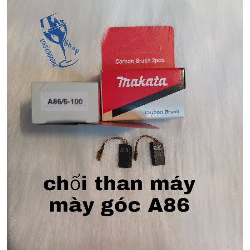 Carbon A86 (1 đôi) - chổi than máy mài góc A86 hàng đẹp than mềm