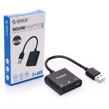 Card Âm Thanh USB ORICO  SKT3 SC2 Kết Nối Giắc Cắm 3.5mm - Bảo Hành Chính Hãng 1 Năm