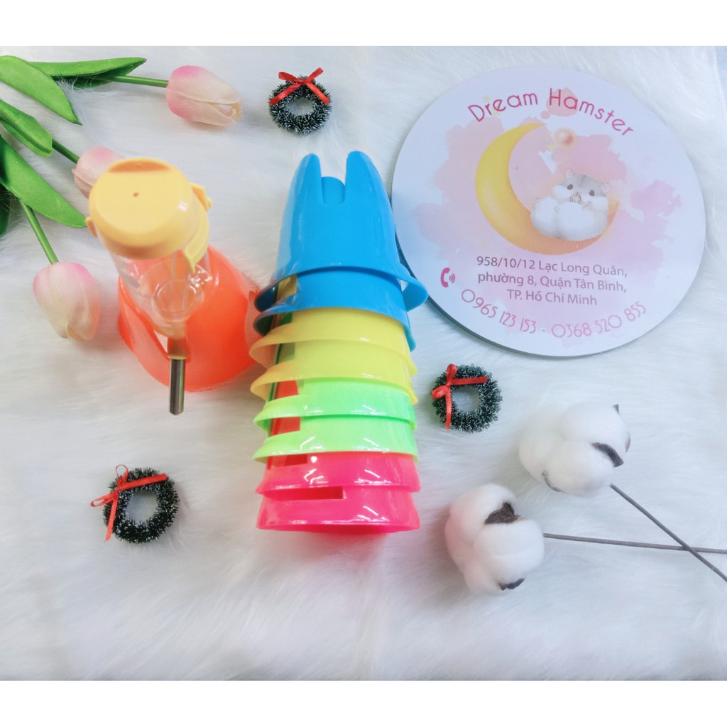 Đế nhựa để bình nước 2in1 cho Hamster