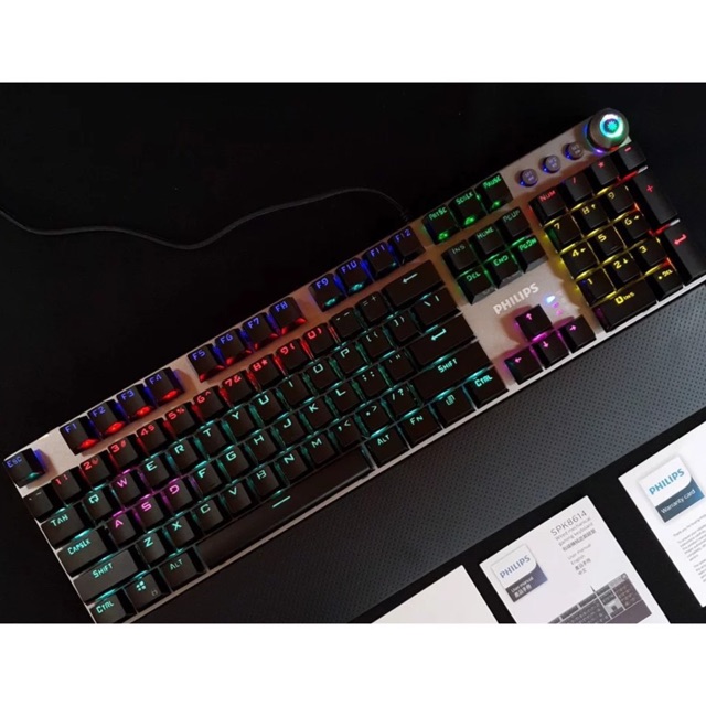 Bàn Phím Cơ Philips SPK 8614 LED USB CHÍNH HÃNG | BigBuy360 - bigbuy360.vn