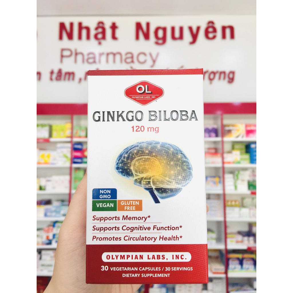 Viên uống bổ não Ginkgo Biloba 120mg Hộp 30 viên