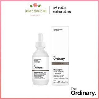 Serum Cấp Nước 🌸 FREESHIP 🌸 Serum Phục Hồi Da The Ordinary Hyaluronic Acid 2% + B5 30ml