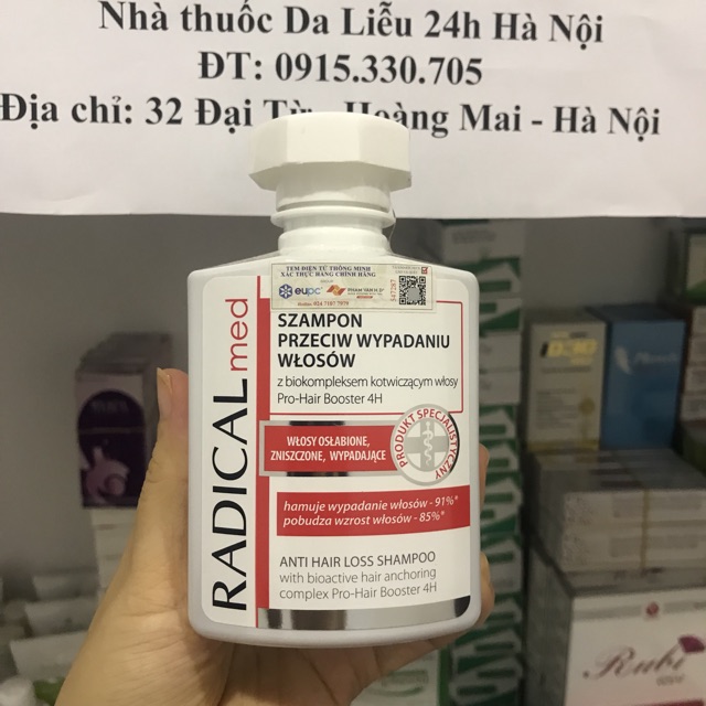 Radical Med Dầu Gội Làm Sạch Giúp Ngăn Ngừa Rụng Tóc 300ml