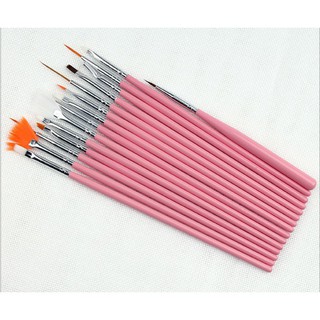 Bộ cọ vẽ móng 15 chiếc trang trí móng làm nail