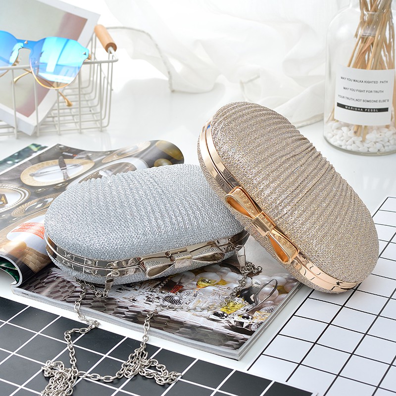 Clutch Lady Xếp Ly Hộp Cứng Sang Trọng - MA180