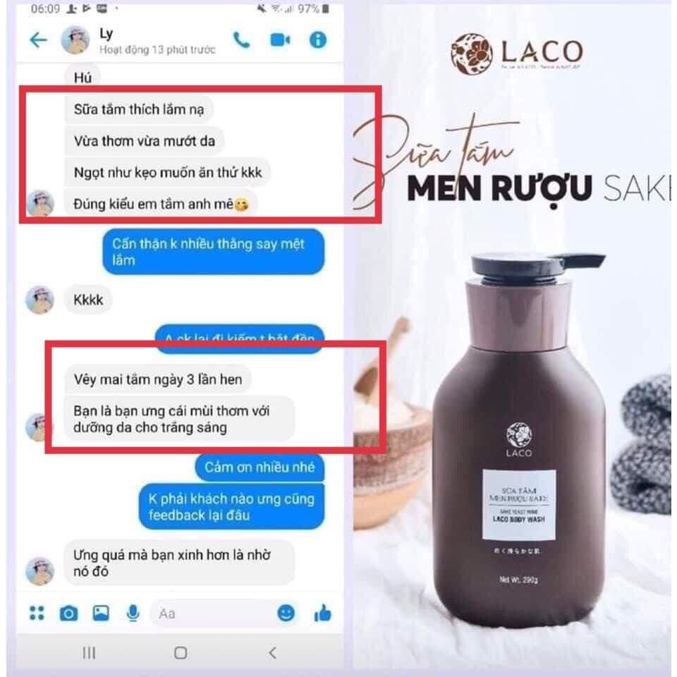 Sữa tắm trắng da men SAKE dưỡng trắng, làm mịn, nhả nắng, đều màu da,thâm mụn | BigBuy360 - bigbuy360.vn