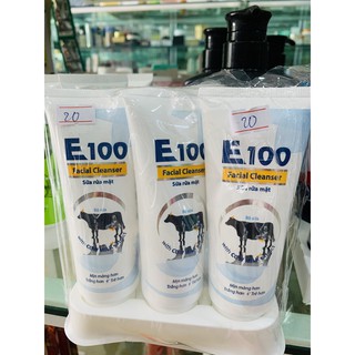 Sữa rửa mặt E100 con bò trắng mịn 50ml