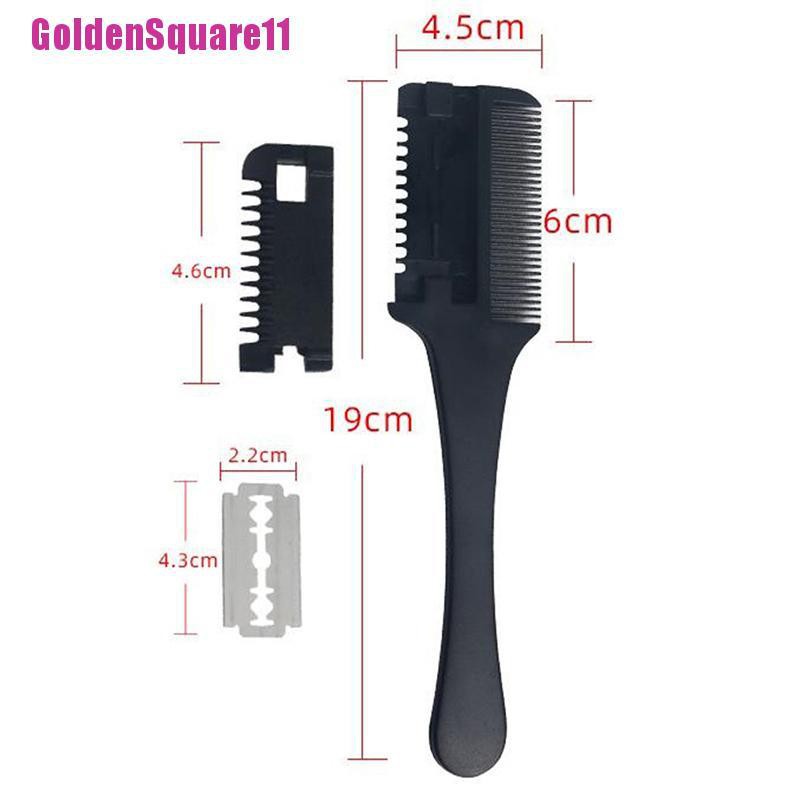 Lược Chải Tóc Hai Mặt Thiết Kế Mỏng Tiện Lợi Dễ Sử Dụng