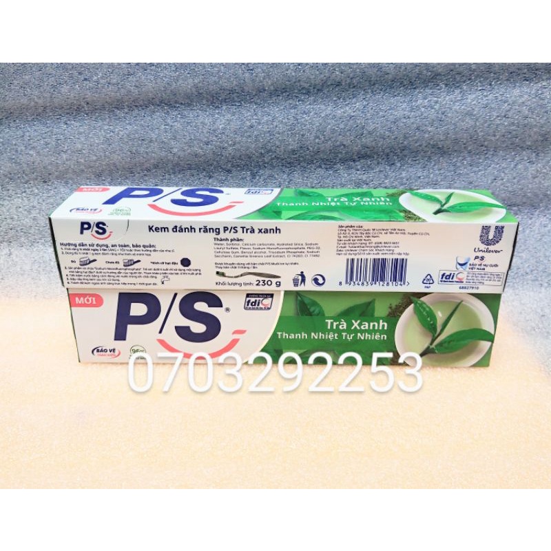Kem đánh răng P/S trà xanh 230g