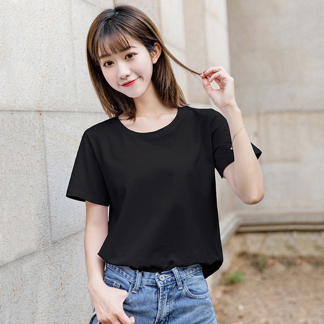 THANH LÝ- Áo thun nữ chất cotton co giãn cực đẹp nhiều màu