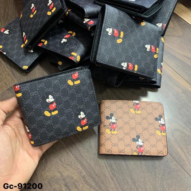 Ví cầm tay - ví cho cả nam và nữ họa tiết chuột Mickey siêu xinh