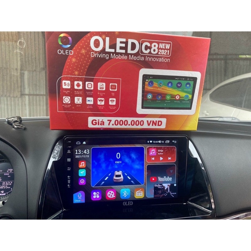 Màn Hình DVD Android Ô Tô Oled C8 NEW 2022 Chính Hãng