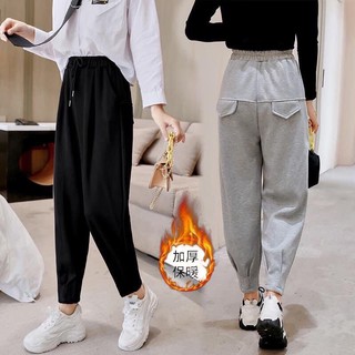 Quần boom nữ cạp chun bo gấu cá tính