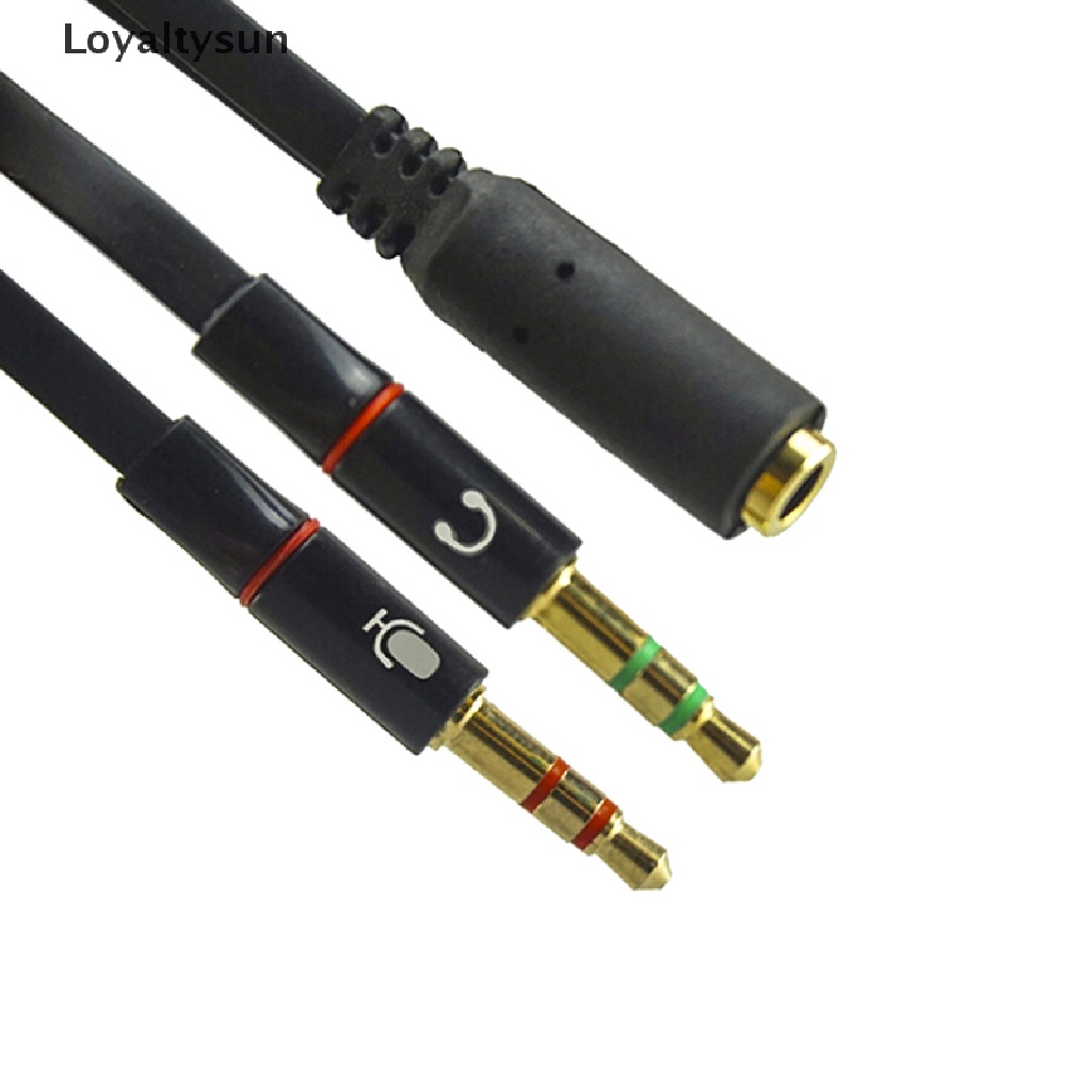 Dây cáp âm thanh chuyển đổi từ 2 cổng 3.5mm sang 1 cổng tai nghe chuyên dụng