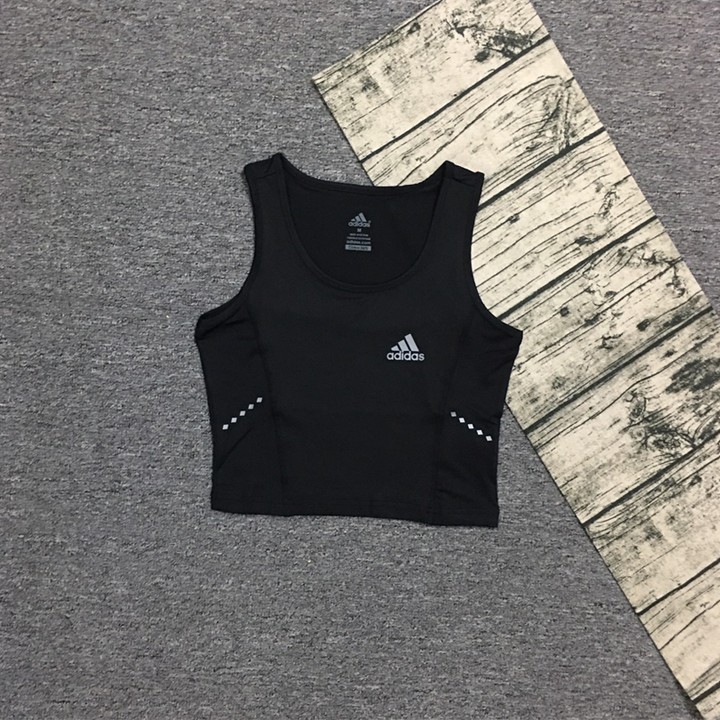 Áo croptop sát nách thể thao cho nữ, chất thun 4 chiều, phù hợp tập Gym, Yoga, đi chơi