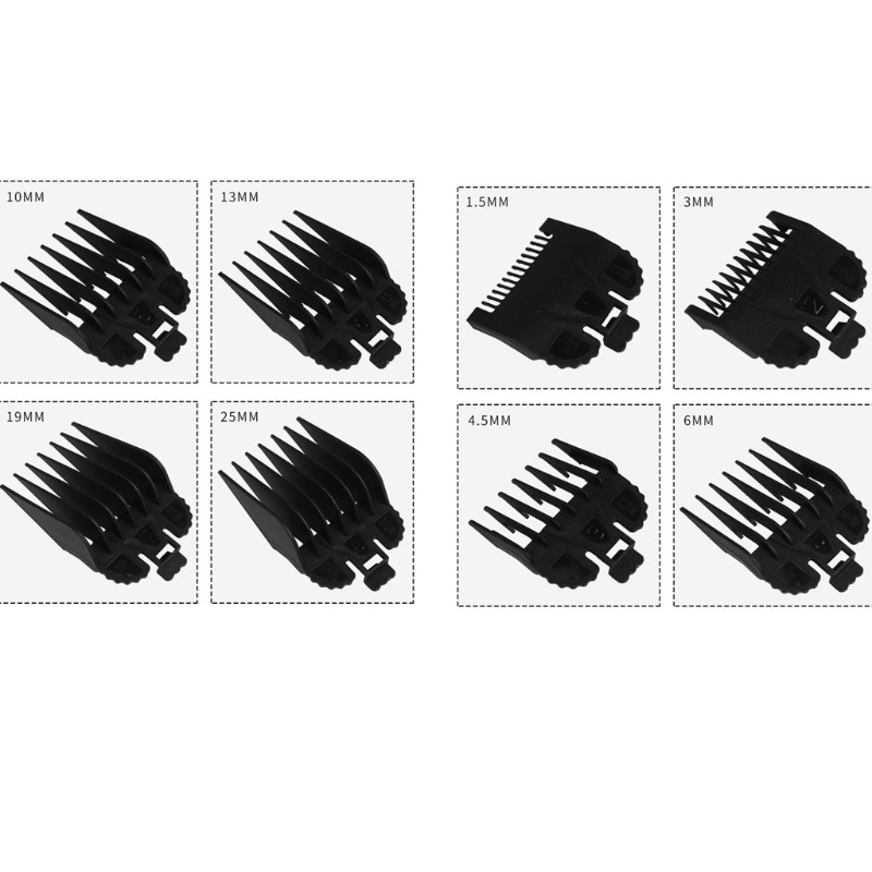 1 Bộ Tông Đơ Cắt Tóc 1 / 16 &quot;1 / 8&quot; 3 / 16 &quot;1 / 4&quot; 3 / 8 &quot;1 / 2&quot; 3 / 4 &quot;1&quot;