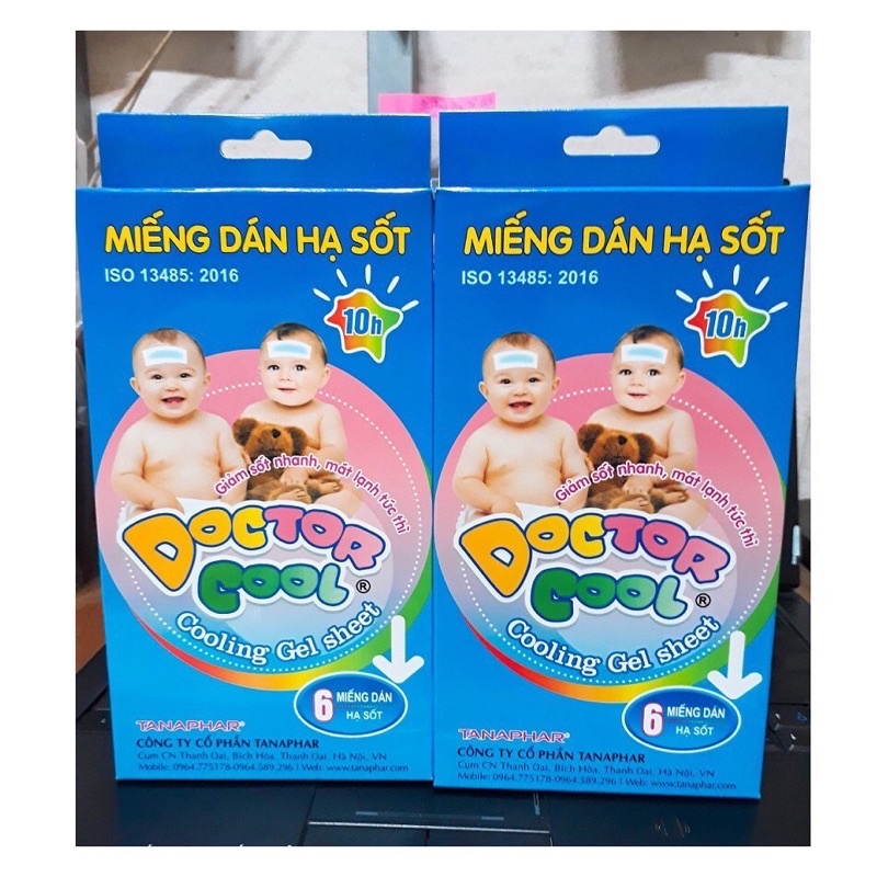 Dán hạ sốt doctor cool (Hộp 6 miếng)