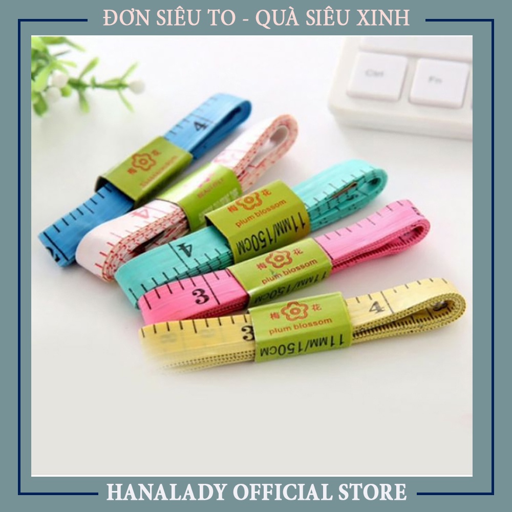 Thước dây mềm nhiều màu, đồ ngủ nữ váy ngủ HanaLadyStore quà tặng tri ân khách hàng T01